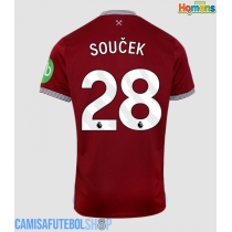 Camisa de time de futebol West Ham United Tomas Soucek #28 Replicas 1º Equipamento 2025-26 Manga Curta